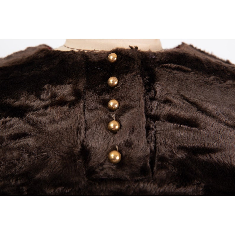 Faux fur dress / Vintage mini dress / 1960s micro mini / Kelly Arden Mod dress S image 6