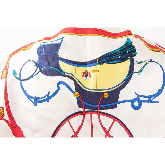 Vintage Hermes silk scarf / 1974 Phillipe LeDoux … - image 5