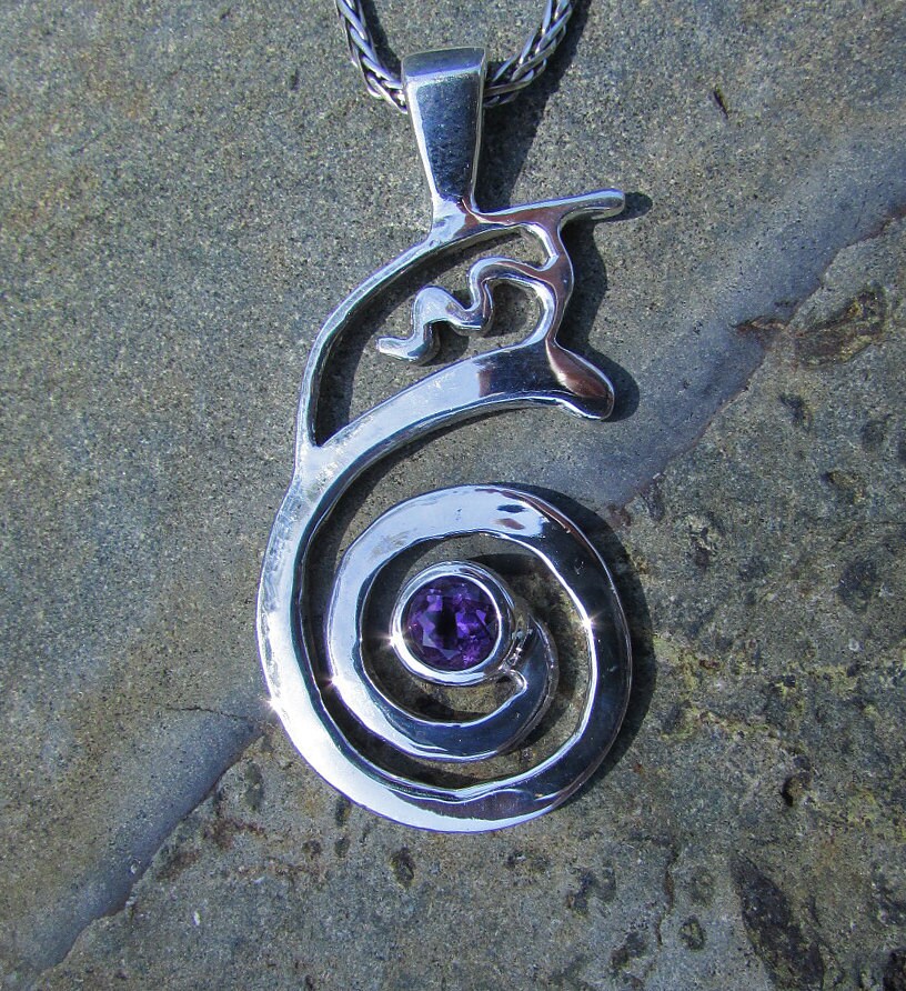 Dumo Reiki Master Symbol Pendant Large Men's Reiki Etsy