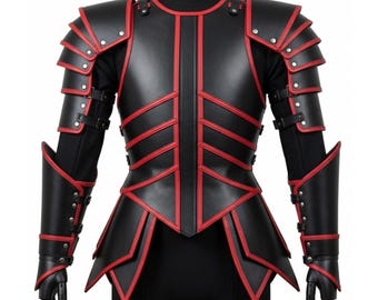 Viking Leather Armor | Medieval Warrior Outfit | Gladiator Battle Costume – Renaissance Faire Cosplay & Gift for Him