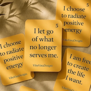 21- Day Affirmation Card Deck | Printable Daily Motivation for Mindset & Manifestation