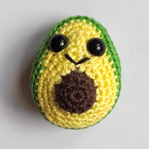 Avocado-amigurumi, geen naaipatroon!