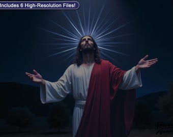 Jesus betet in Gethsemane Printable - Not My Will but Yours Christliche Wandkunst | Fastenzeit & Karwoche Dekor