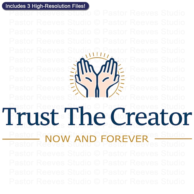 Trust the Creator - Print On Demand (POD) | Christian Artwork | Printable Shirt Design | Faith Wall Art (Digital Download)