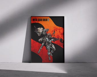 Metal Gear Solid 2 Sons of Liberty - Poster 13x19 - Etsy
