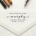 The Future Mr and Mrs Stamp, Return Address Stamp, Custom Stamp, Personalized, Self Inking Stamp, Rubber Stamp, Save the Date Stamp - No. 96 