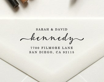 Stamp, Return Address Stamp, Custom Stamp, Personalized Stamp, Self Inking Stamp, Rubber Stamp, Save the Date Stamp - No. 89