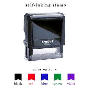 Couples Stamp, Return Address Stamp, Custom Stamp, Personalized Stamp, Self Inking Stamp, Rubber Stamp, Family Stamp, Housewarming No. 171 image 3