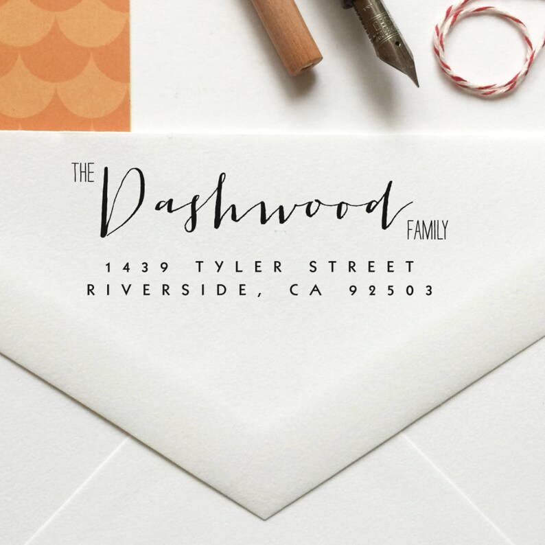 Save the Date Stamp Rubber Stamp Personalized Stamp 22 Stamp Custom Stamp Self Inking Stamp No Return Address Stamp