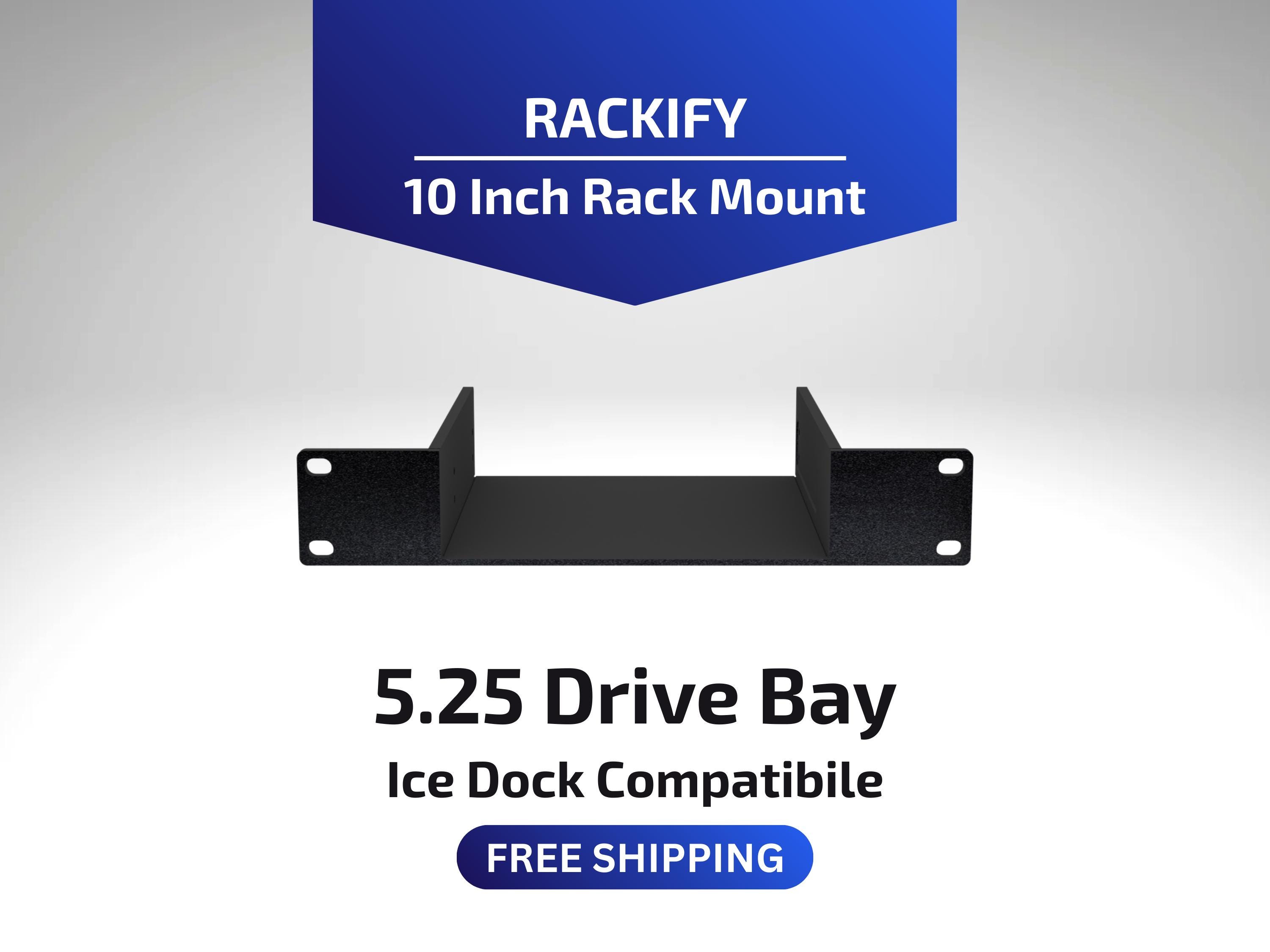 5.25 Drive Bay | 10 Inch Rack Mount | Homelab Storage - Etsy