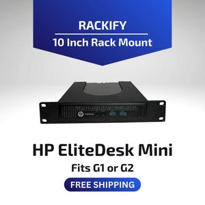 HP EliteDesk Mini G1 G2 / Montaje en rack de 10 pulgadas / Compatible con DeskPi RackMate / Mini PC