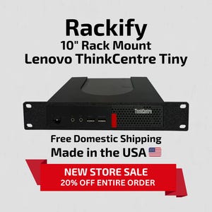 Lenovo ThinkCentre Tiny - 10&quot; Rack Mount