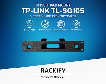 TP-Link TL-SG105 | 10 Inch Rack Mount | DeskPi RackMate Compatible | Switch
