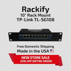 TP-Link TL-SG108 - 10&quot; Rack Mount