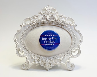 Justice for Cricket 2.5in Button