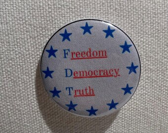 Star Spangled FDT 1.25in Button