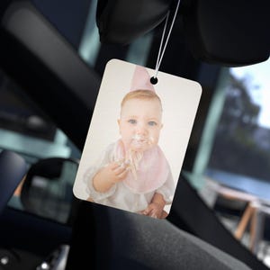 Custom Air Freshener, Picture Air Freshener, Cute Car Accessories, Photo Freshener, Car Freshies, Car Decor, Custom Gift, Personalized Gift