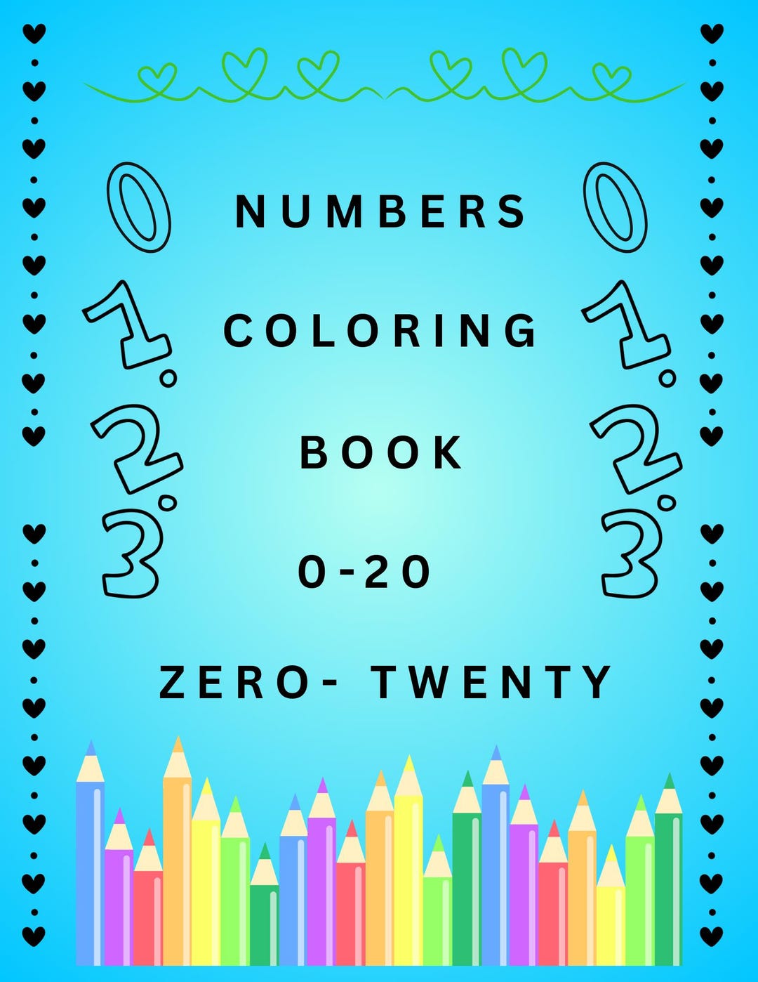 Numbers 1–20 Printable PDF for Kids – Preschool & Kindergarten Number ...