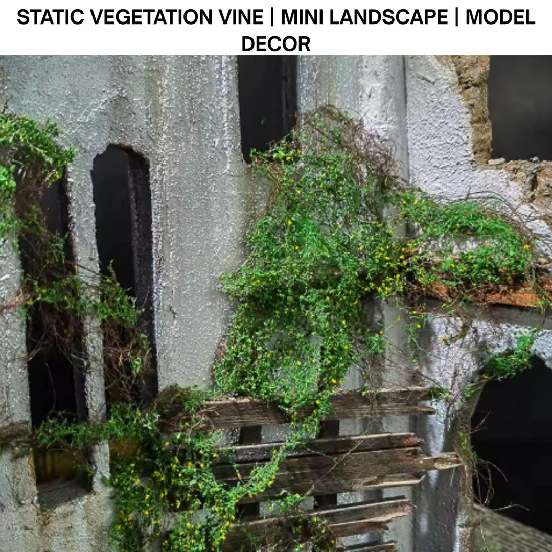Vine Display Mini Vegetation Vine | Realistic Simulation Vine for DIY Landscape ...