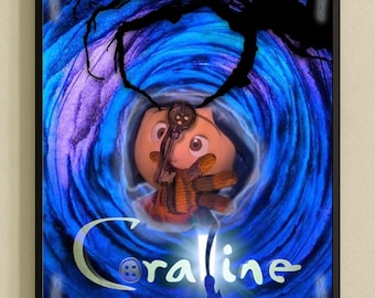 Coraline Film Poster: Dark Fantasy Wandkunst