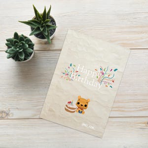 Winnie the Pooh Birthday Card