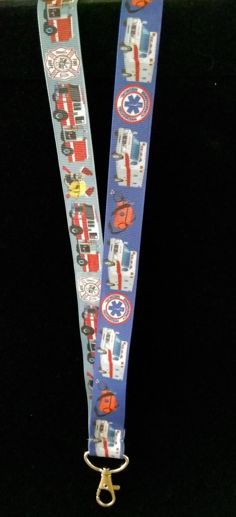 Lanyard FREE SHIPPING! First Responders Combination EMTFire Dept