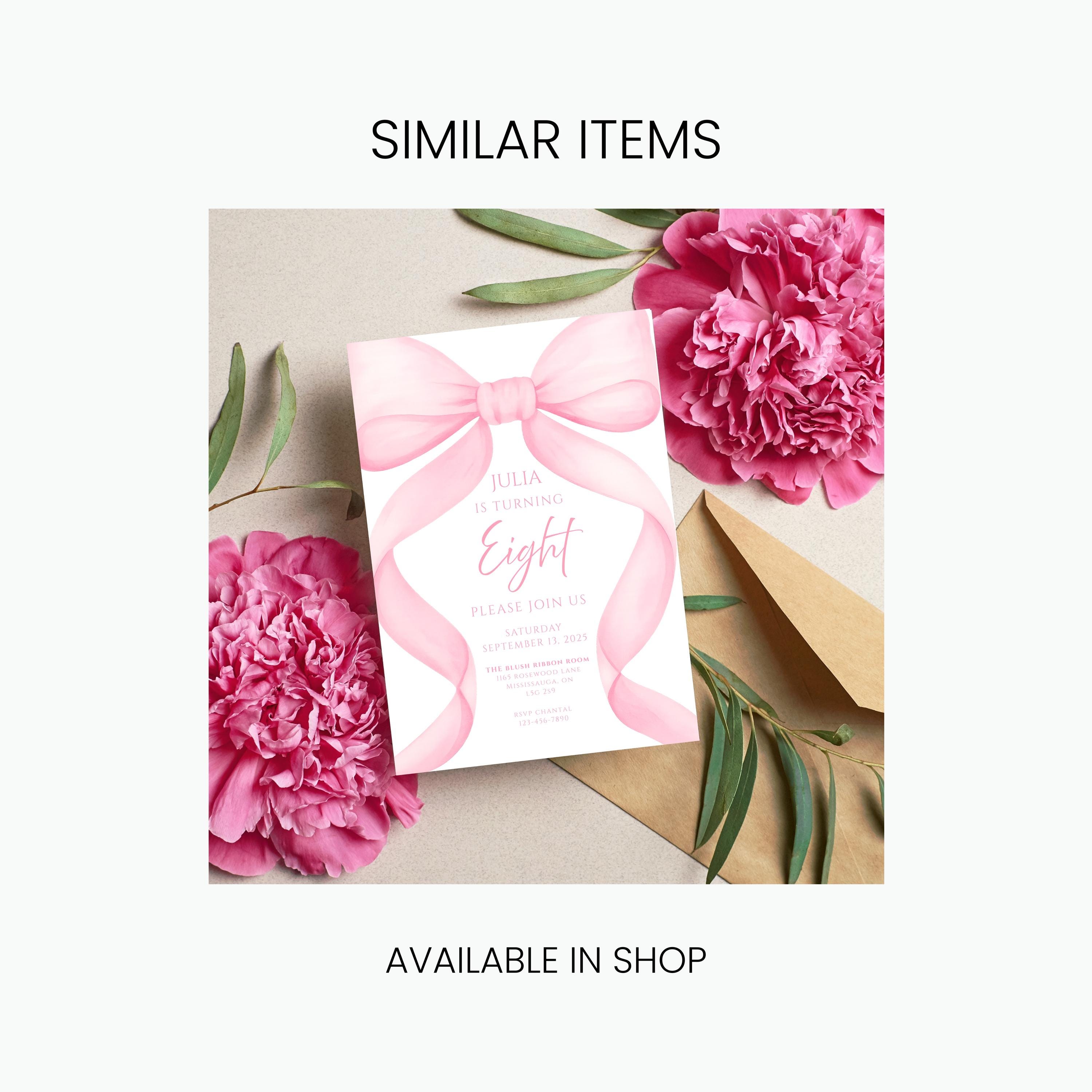 Sweet Sixteen Invitation, Black Ribbon, Elegant 16th Birthday Party ...