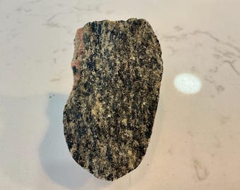 本物のアカスタ片麻岩標本 – 地球上で最も古い岩石、36億～40億年前の