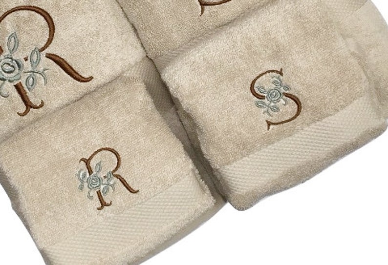 Embroidered Hand Towels Hand Towels Hand Towels Embroidered Etsy