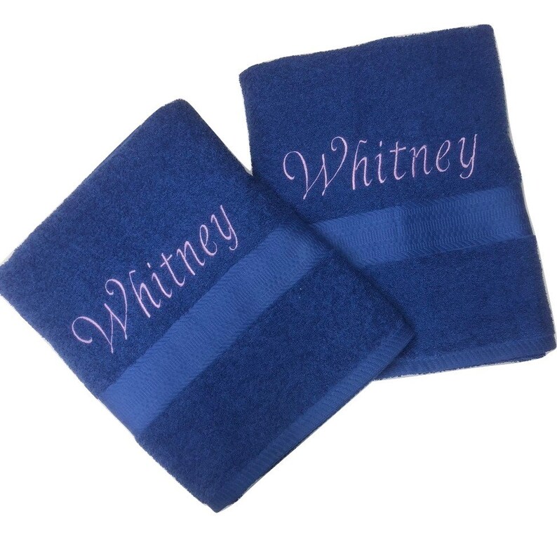 Personalized Towels Towels With Names Towels Personalized Etsy