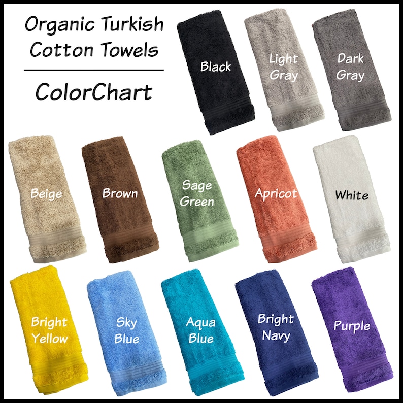 Personalized Towels Towels With Names Towels Personalized Etsy