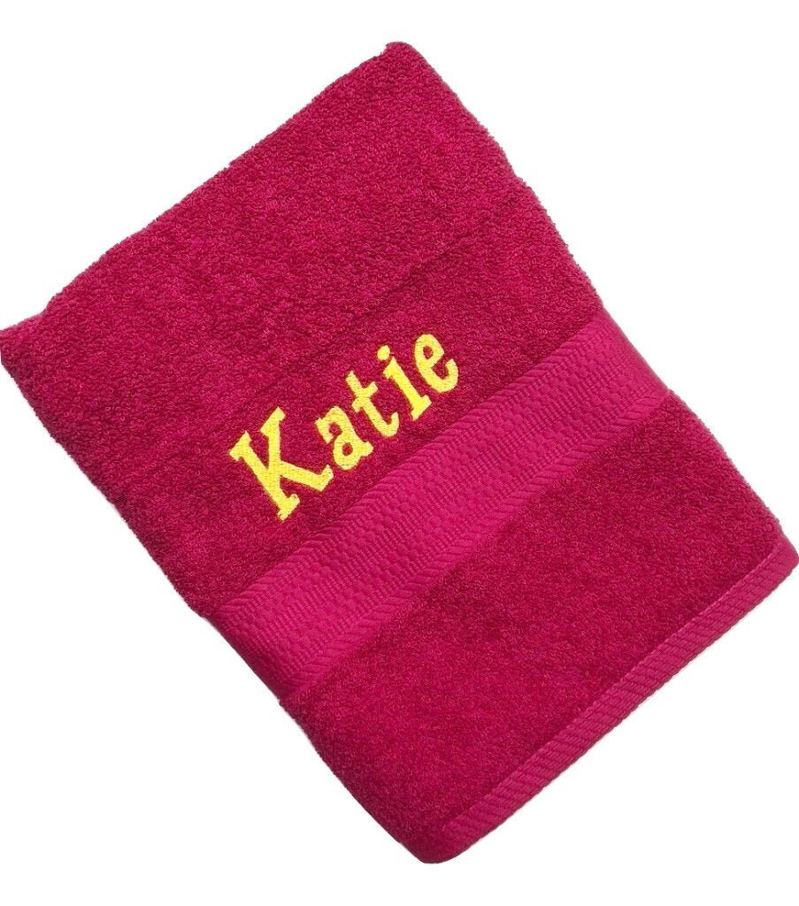 Personalized Towels Towels with Names Towels Personalized Etsy