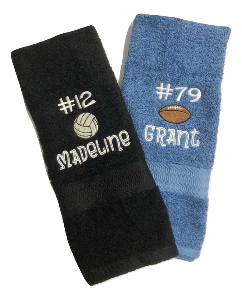 Sports Towel Personalized Sports Towel Towel Sports Sweat Etsy