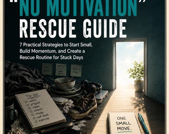 The “No Motivation” Rescue Guide: Task Initiation Guide & Workbook