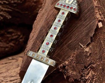 High Carbon Steel Sword – Handmade Decorative Display Piece for Home