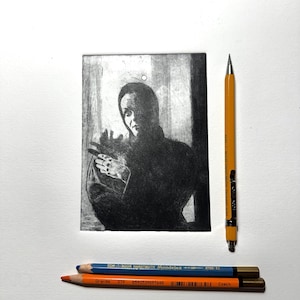 Woman  – Original Drypoint Etching, Limited Edition Print