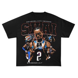 Limited Shai Gilgeous Alexander, canada basketball superstar, Oklohoma basketball shirt, vintage 90s rap style tee unisex
