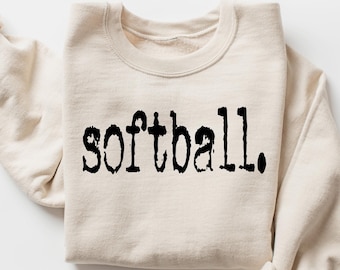 Sudadera de sóftbol, suéter retro de sóftbol, camiseta con lazo de sóftbol, camiseta para mamá de jugadora de sóftbol, camiseta para el día del partido, regalo para amantes del deporte, camiseta de temporada de sóftbol