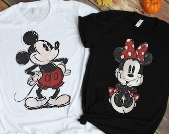 Shirts Mickey en Minnie kinderen, Disney-t-shirt peuter, Disney-T-shirt meisjes, outfit Disney-reis voor kinderen, Disney Friends-cadeau, Disney Mickey-kleding
