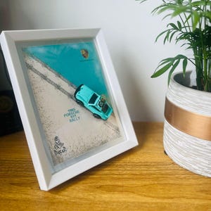 Hot Wheels 3D Car Frame: Collectible Wall Art with Real Car
