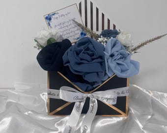 Hijab Bouquet Floral Style Arrangement Unique Wearable Gift for Muslim Women