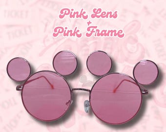 Mickey Sunglasses - Pink Mirror Mickey Sunglasses - Pink Mirror - Etsy main image 4