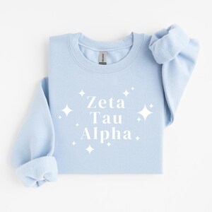 Zeta Tau Alpha Sorority Rundhalspullover, Geschenkidee für die Sorority-Aufnahmewoche, Geschenk für die Mentorin/das Mentormitglied, Geschenkidee für Alumni, ZETA-Merchandise
