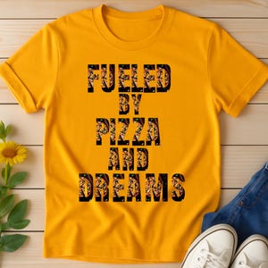 Camiseta de pizza / Camiseta con gráficos para amantes de la comida / Camiseta unisex de algodón / Regalo para amantes de la comida / Camiseta con un toque de humor