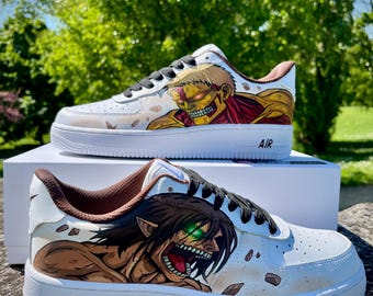 zapatillas personalizadas a mano /Anime /titanes