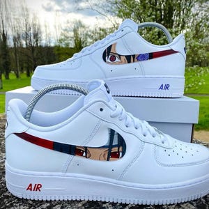 Custom Dark Ninja Style Shoes Rival Brothers Hand Painted