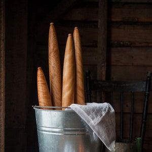 French Rolling Pin, Tapered Rolling Pin, Wooden Rolling Pin, Kitchen and Gourmet image 1