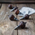 Acorn Wine Stop, Wood Wine Stopper, Hostess Gift, Bottle Stopper, Stocking Stuffer, Drink and Barware