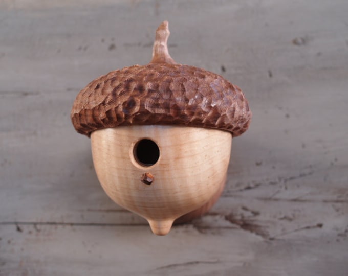 Acorn Birdhouse Nature Inspired Garden Art. Etsy