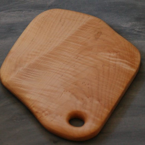 Tiger Maple Serving Board - Small Cutting Board - Kitchen Board - Food Prep